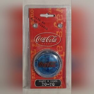 Coca Cola Red and Blue Light & Sound Yo-Yo
